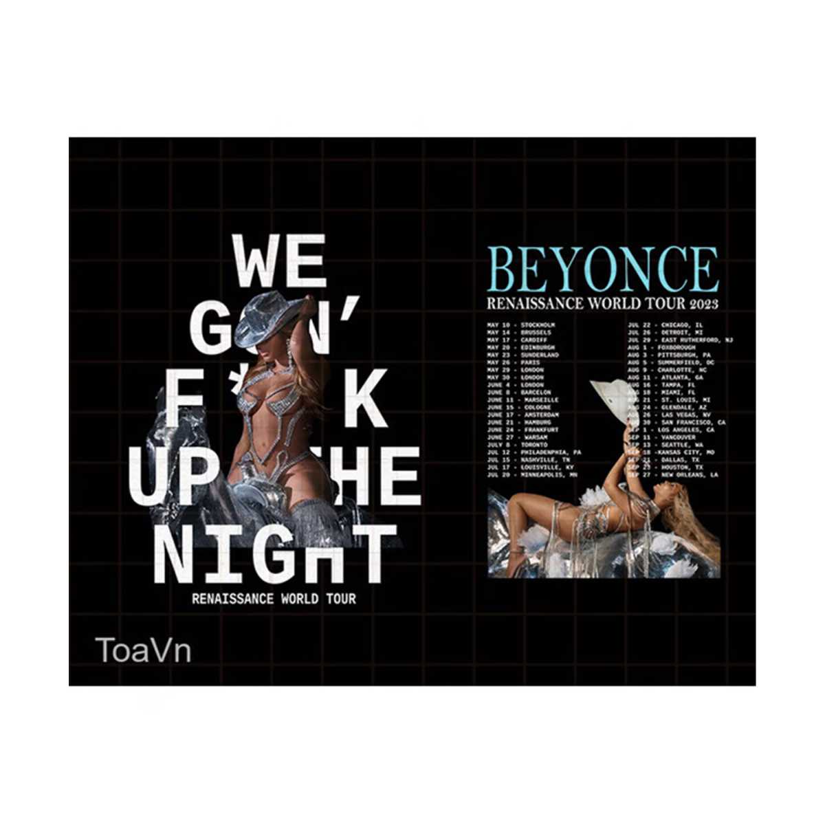 Beyonce Renaissance World Tour 2023 File PNG, Renaissance To - Inspire ...