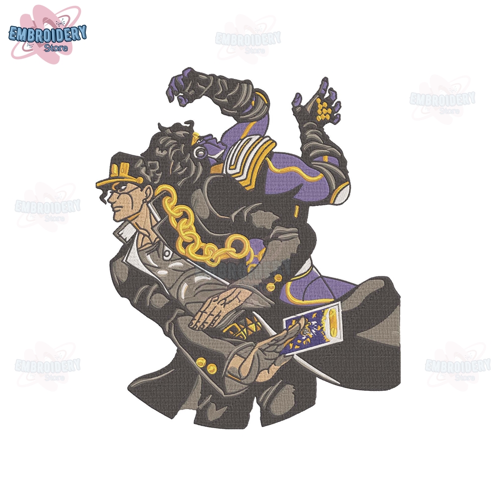 Jojo Adventure Embroidery Design File Png - Inspire Uplift