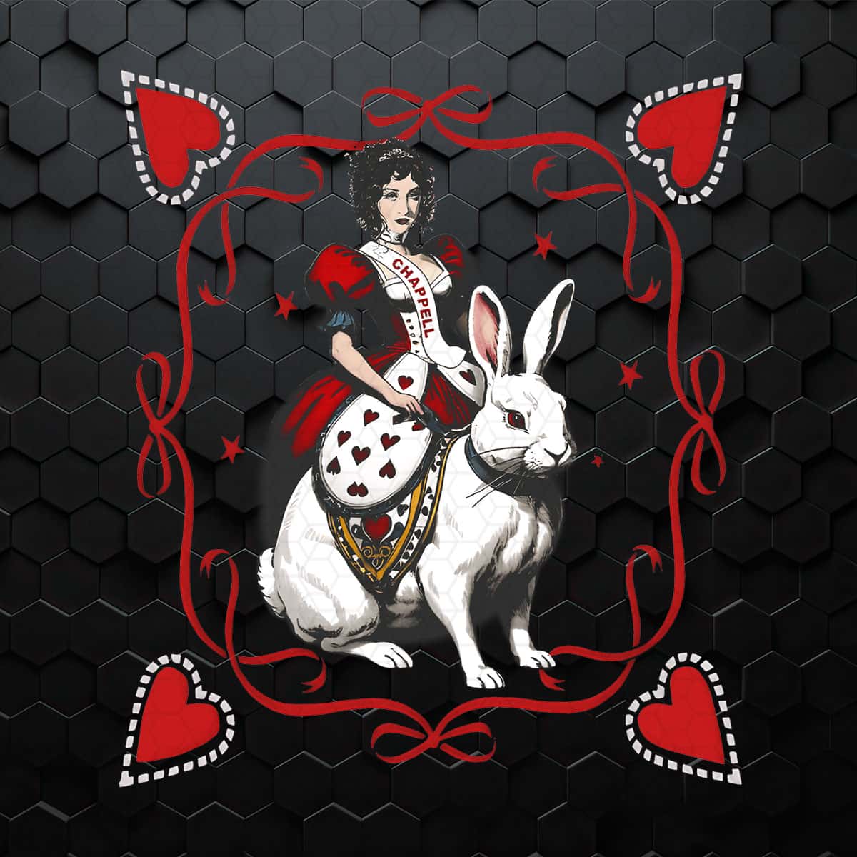 Chappell Roan Queen Of Heart Rabbit PNG | Inspire Uplift