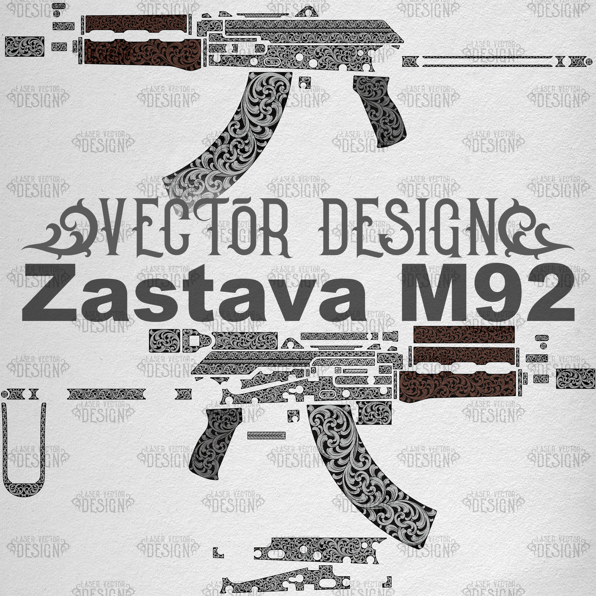 VECTOR DESIGN Zastava M92 Scrollwork Inspire Uplift