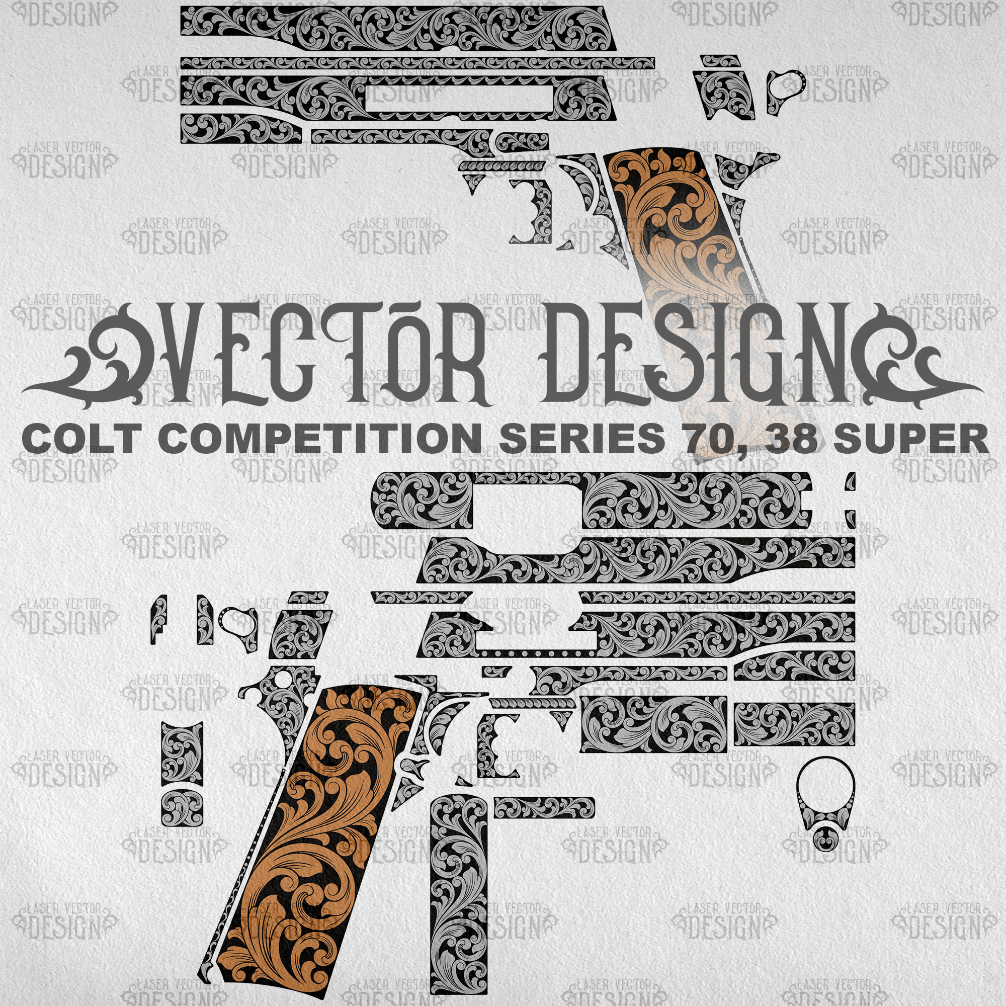 VECTOR DESIGN Colt Competition Series 70 38 Super Scrollwork - Inspire ...