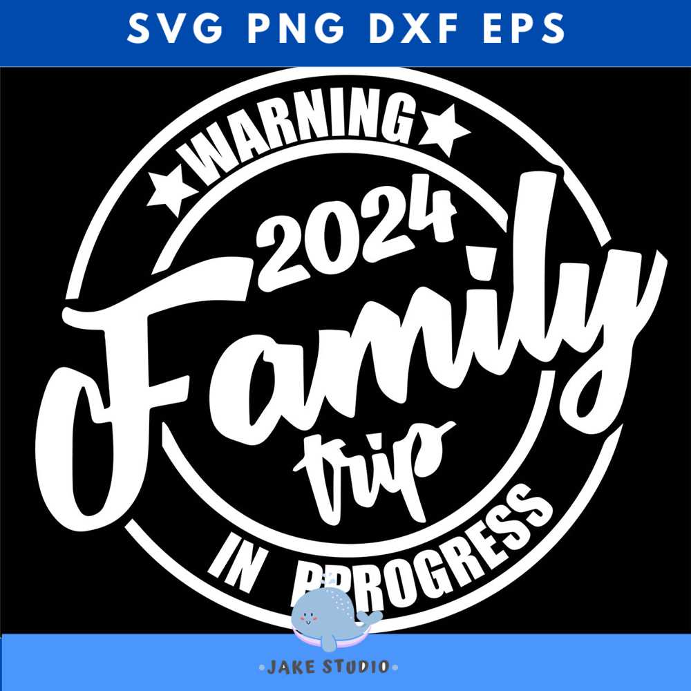 Disney 2024 Family Trip In Progress SVG | Inspire Uplift