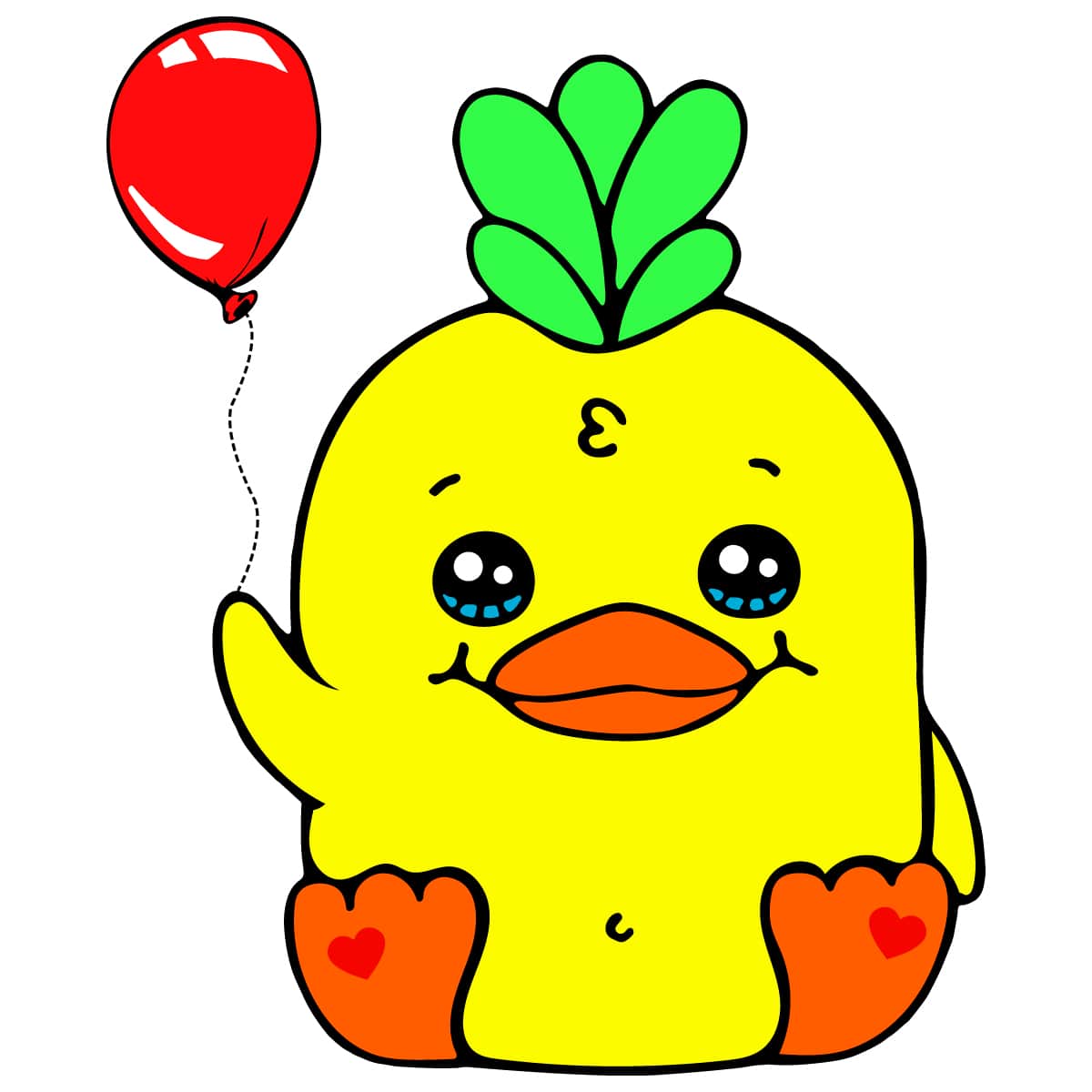 Moriah Elizabeth Pineapple Duck SVG PNG Dxf Eps Digi Inspire Uplift