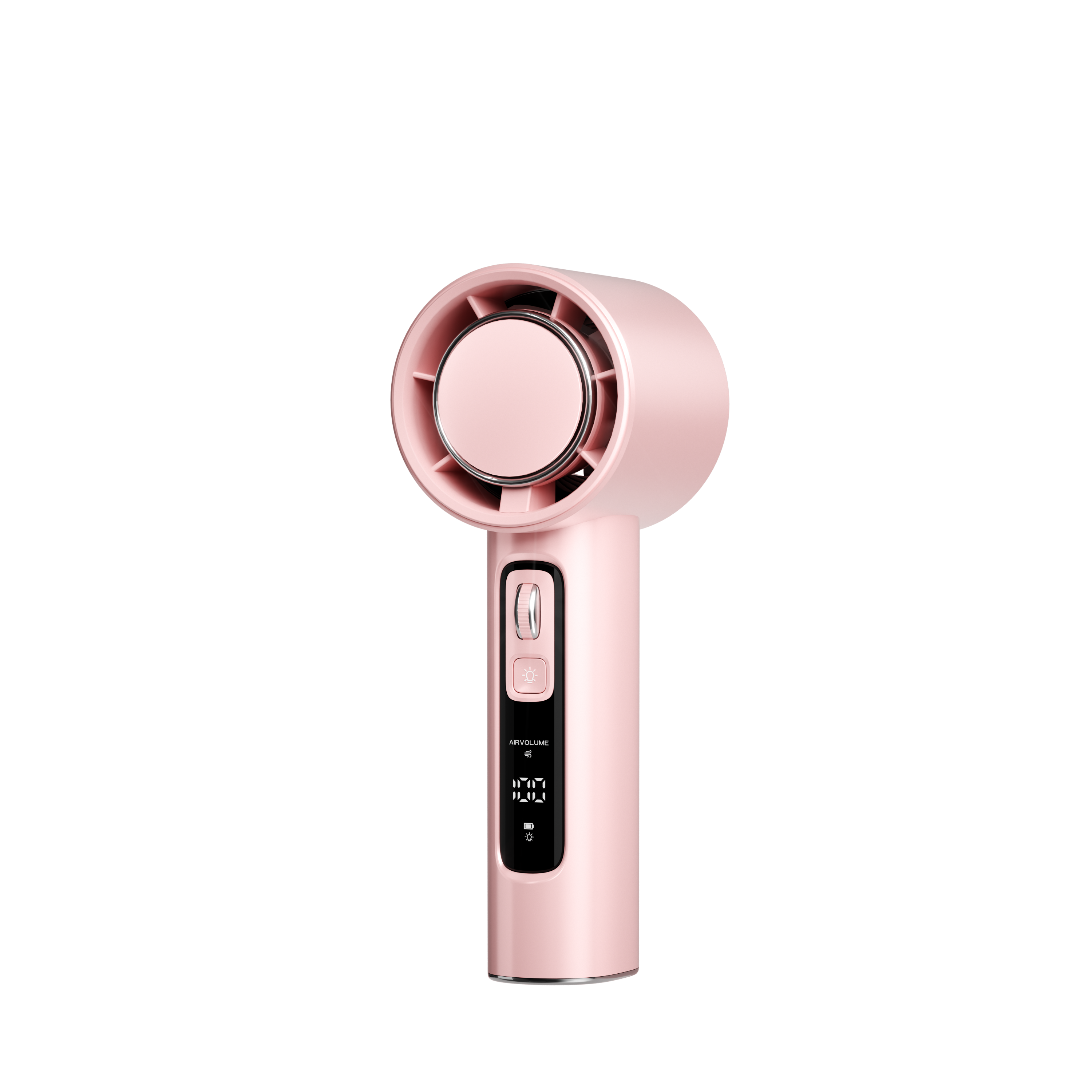 VGR 100 Speed High-Speed Handheld Electric Fan with Flashlight, USB Mini Portable Charging, Small Desktop Fan for Travel