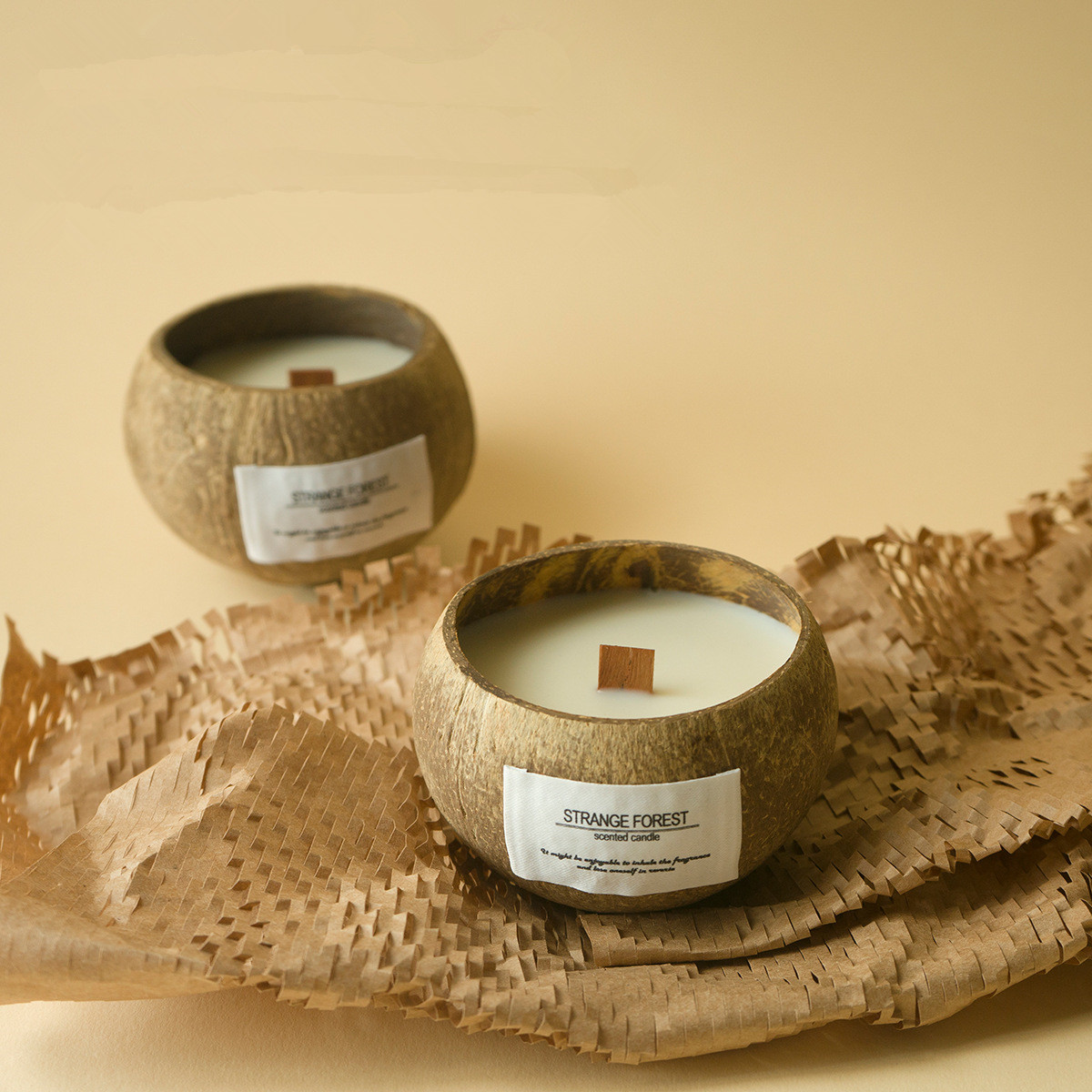 Handmade Coconut Shell Candles, Natural Soy Wax Gifts | Inspire Uplift