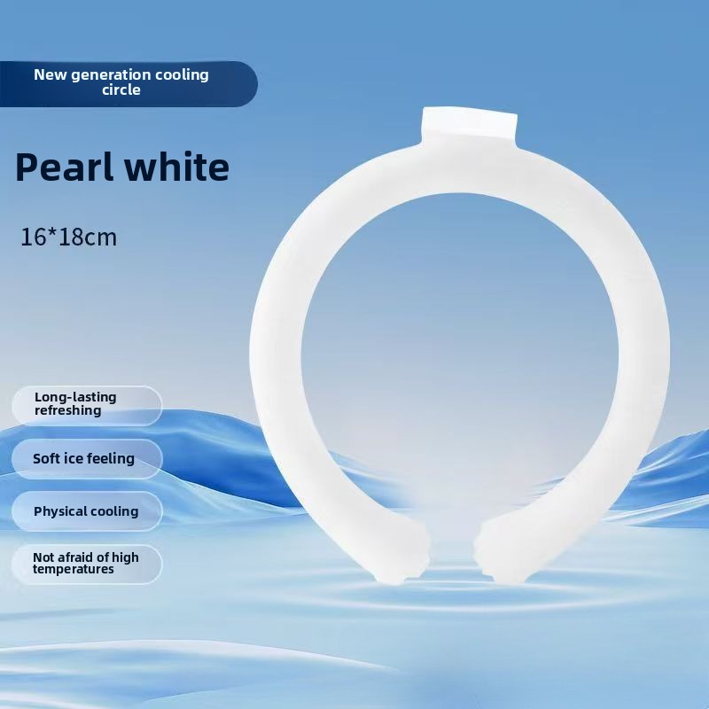 Summer Neck Cooling Ring Portable Ice Neck Cooler Band for Running Fishing & Outdoor Sports