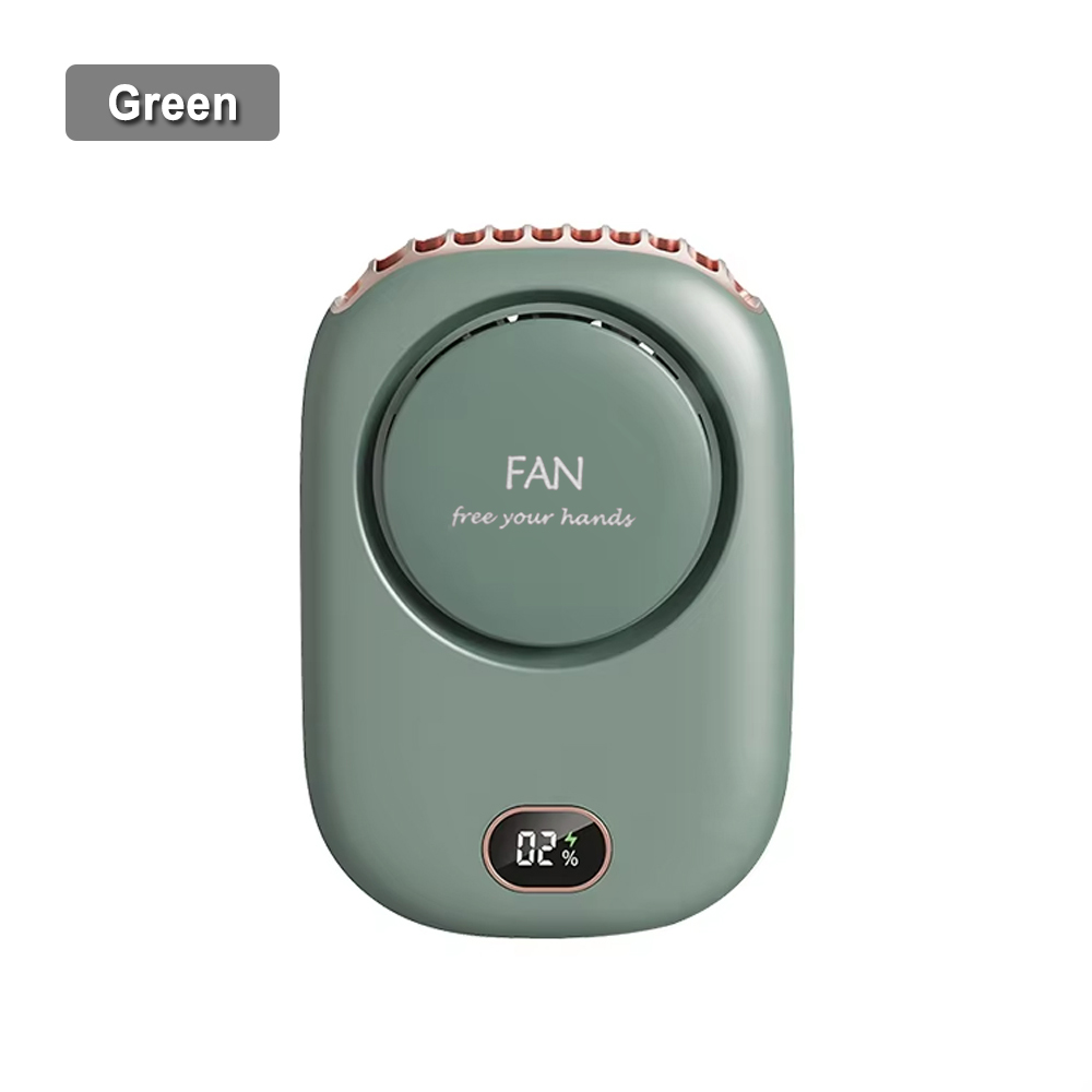 Portable Waist Clip & Neck Rechargeable Mini Fan USB Personal Cooling Fan for Travel & Outdoor Use