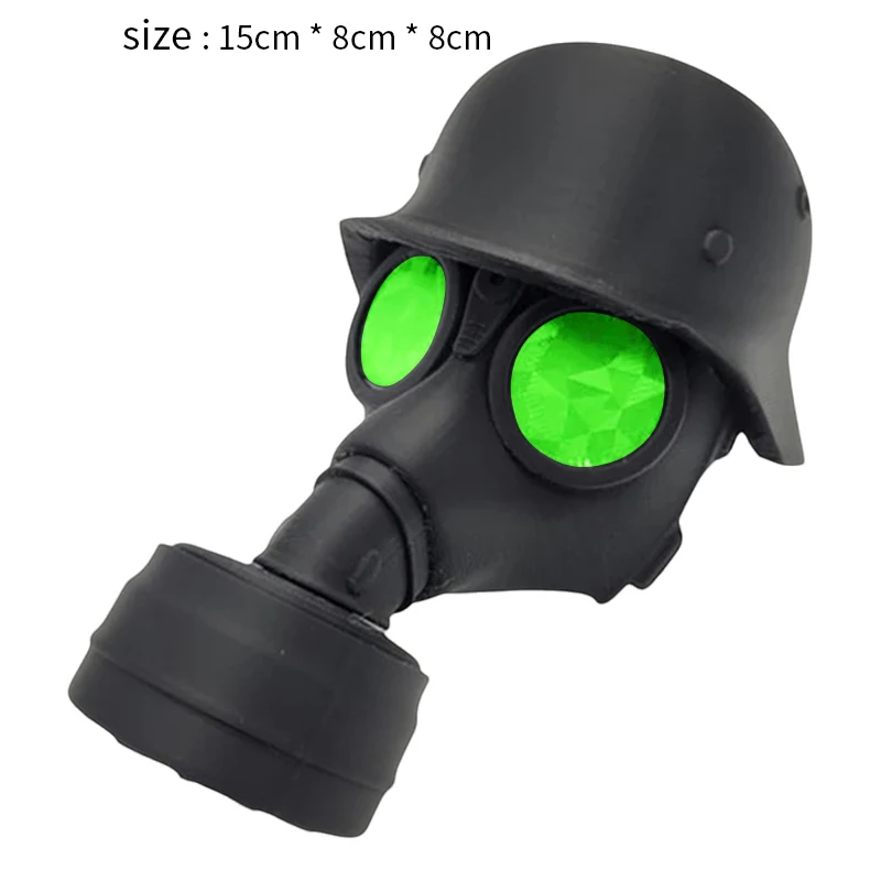 Steel Helmet Gas Mask Trailer Hitch Cover Decorative Receiver Hitch Plug