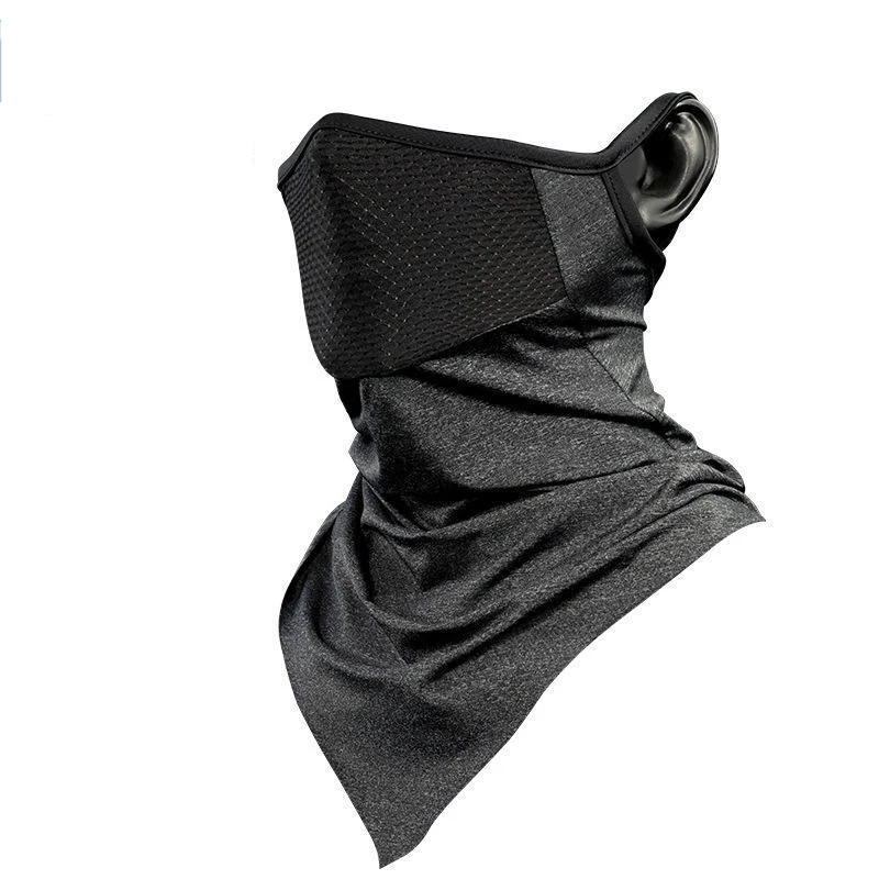 Cooling Cycling Face Mask with UV Protection Ice Silk Breathable Neck Gaiter for Outdoor Sports
