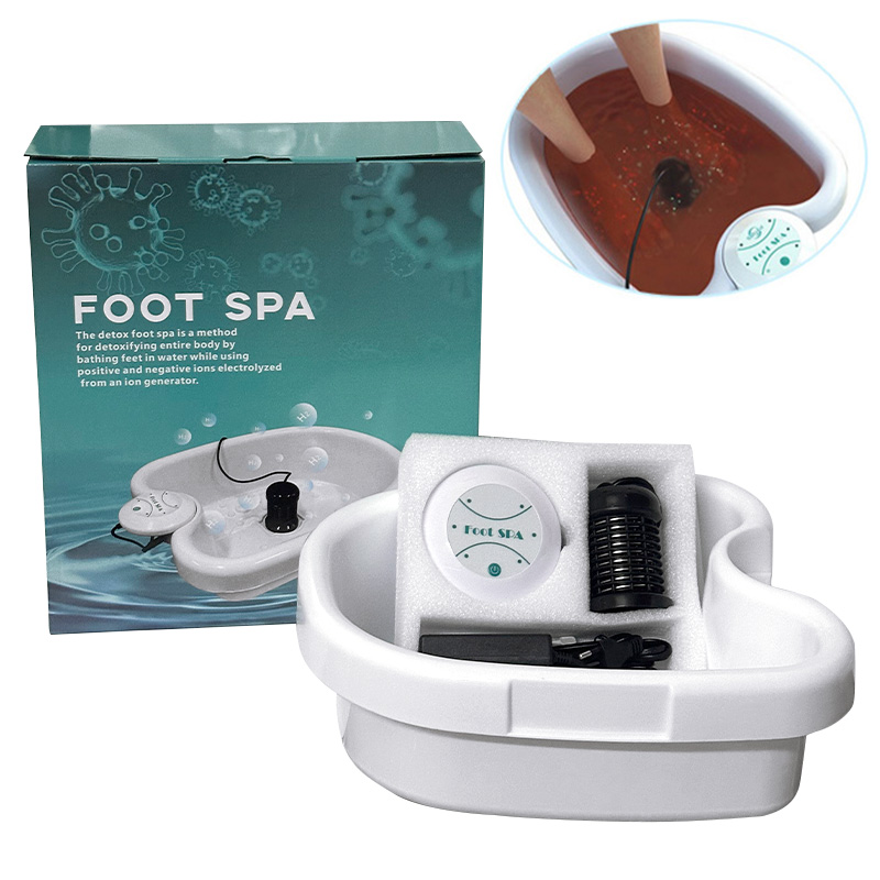 Ionic Foot Detox Spa Machine with Foot Massager Basin for Relaxing Home Foot Bath
