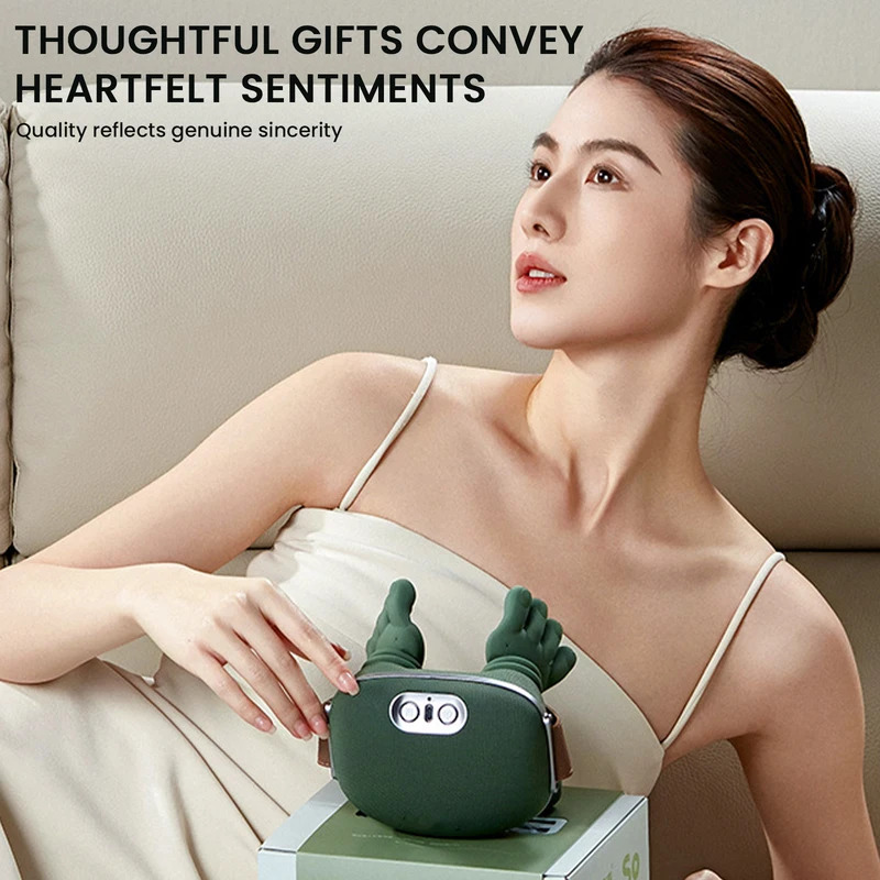 Deep Tissue Neck Shoulder Massager with Shiatsu Kneading for Back & Cervical Relief