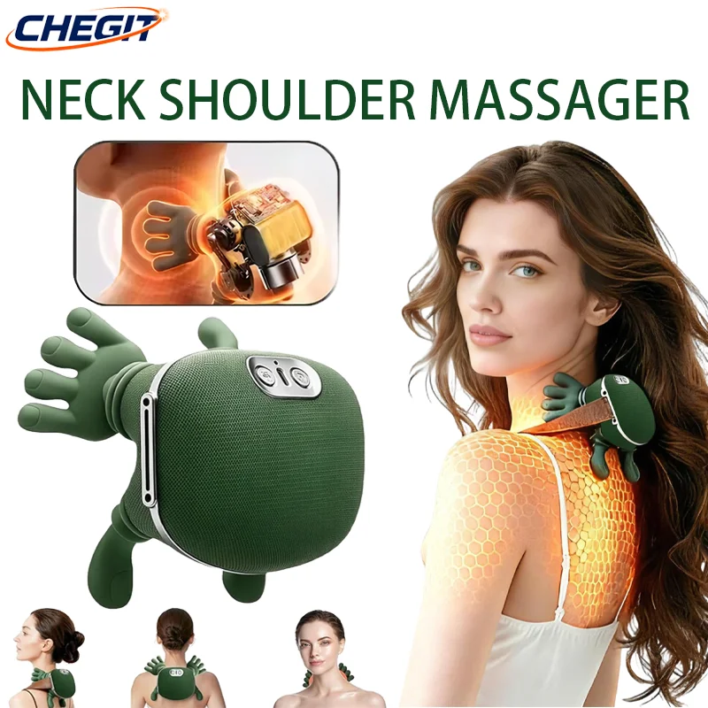 Deep Knead Shiatsu Neck Massager for Neck Back & Shoulder Pain Relief