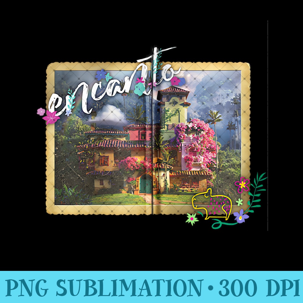 Disney Encanto House Photograph - Printable PNG Graphics - C - Inspire ...