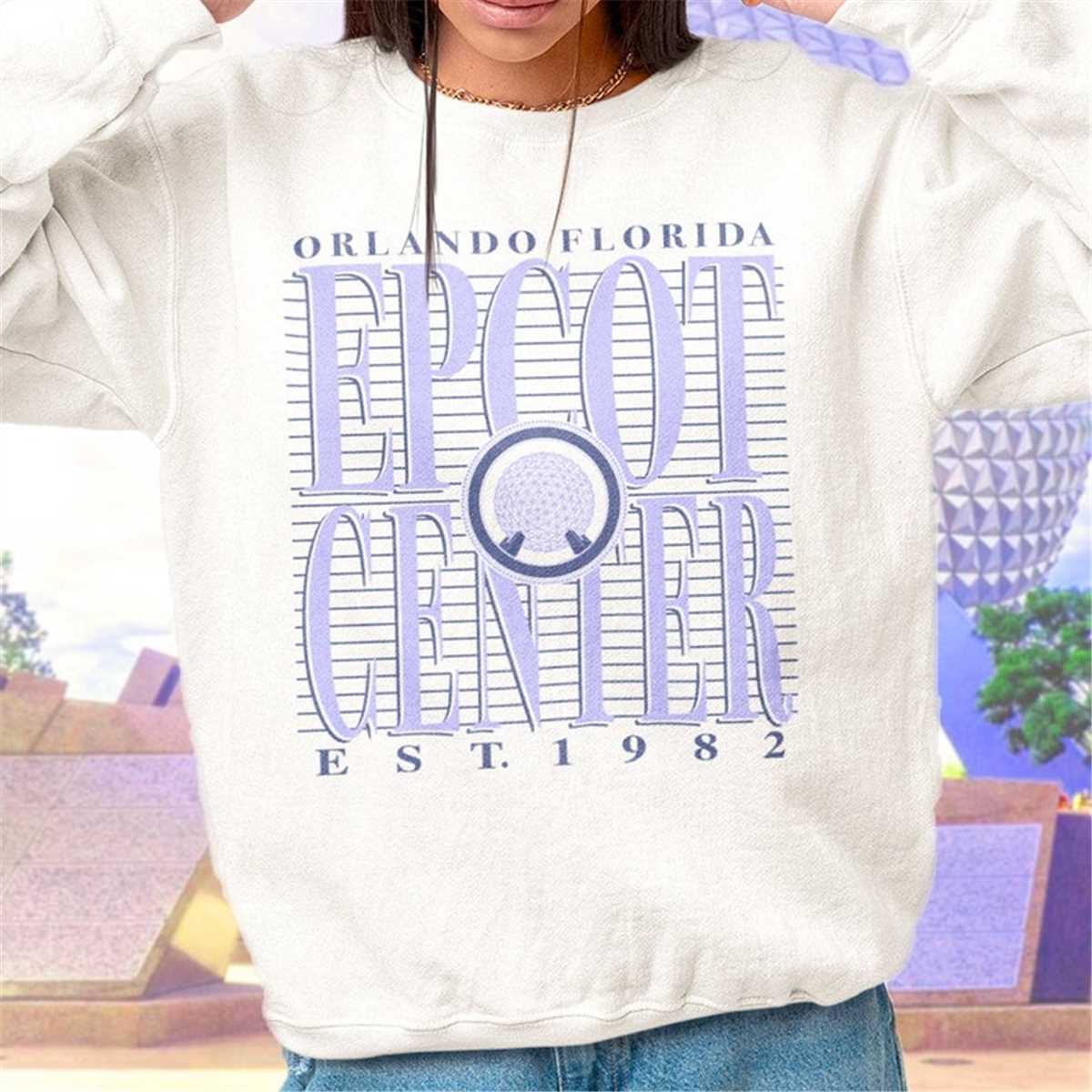 Epcot Center University Style Sweatshirt | Inspire Uplift