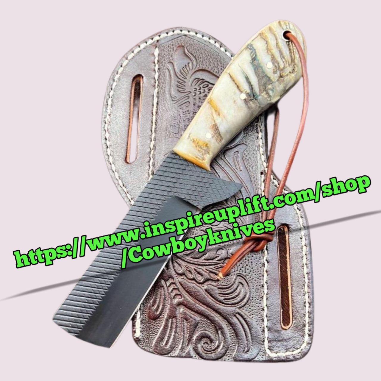 Custom Handmade Rasp steel bull cutter knife 2 | Inspire Uplift