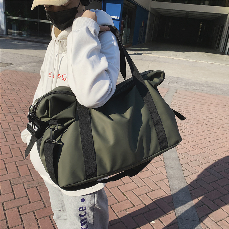 Oxford Waterproof Travel Duffel Bag: Large Capacity Carry On Luggage and Sport Gym Tote for Weekend Trips