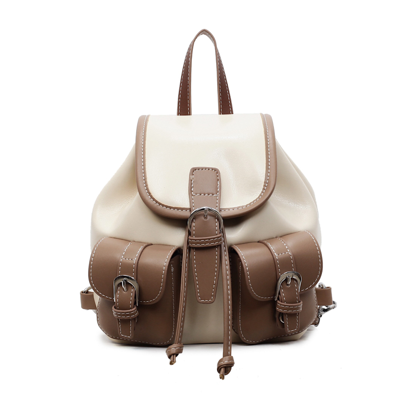 LEFTSIDE Mini PU Leather Backpack Stylish Korean Fashion Bag for Women