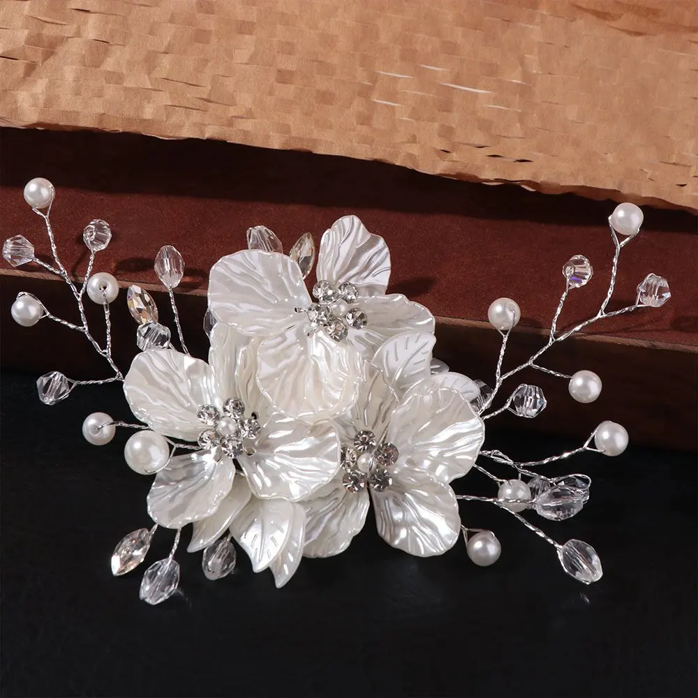 Vintage French Lace Bridal Headband with Embroidered Bow and Veil for Elegant Wedding Hair Styling