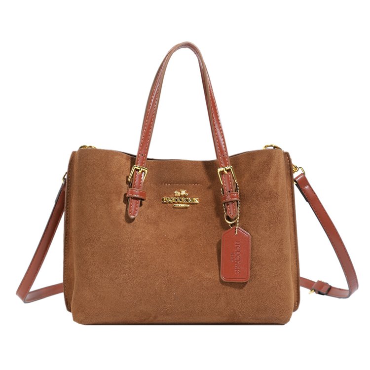 Sophisticated Vintage Crossbody Bag: Large Capacity Luxury Style Commuter Handbag