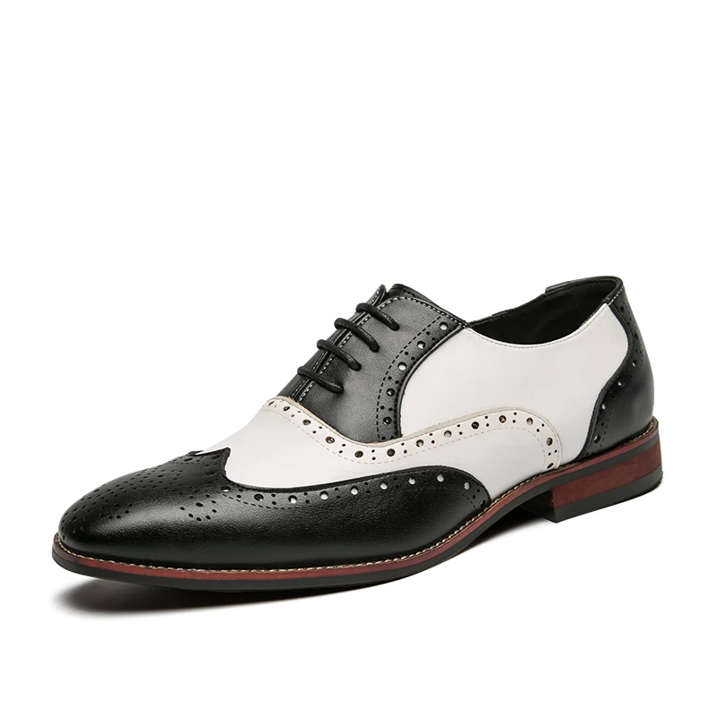 Men's Leather Oxfords: Premium Casual Business Shoes for Weddings and Formal Events