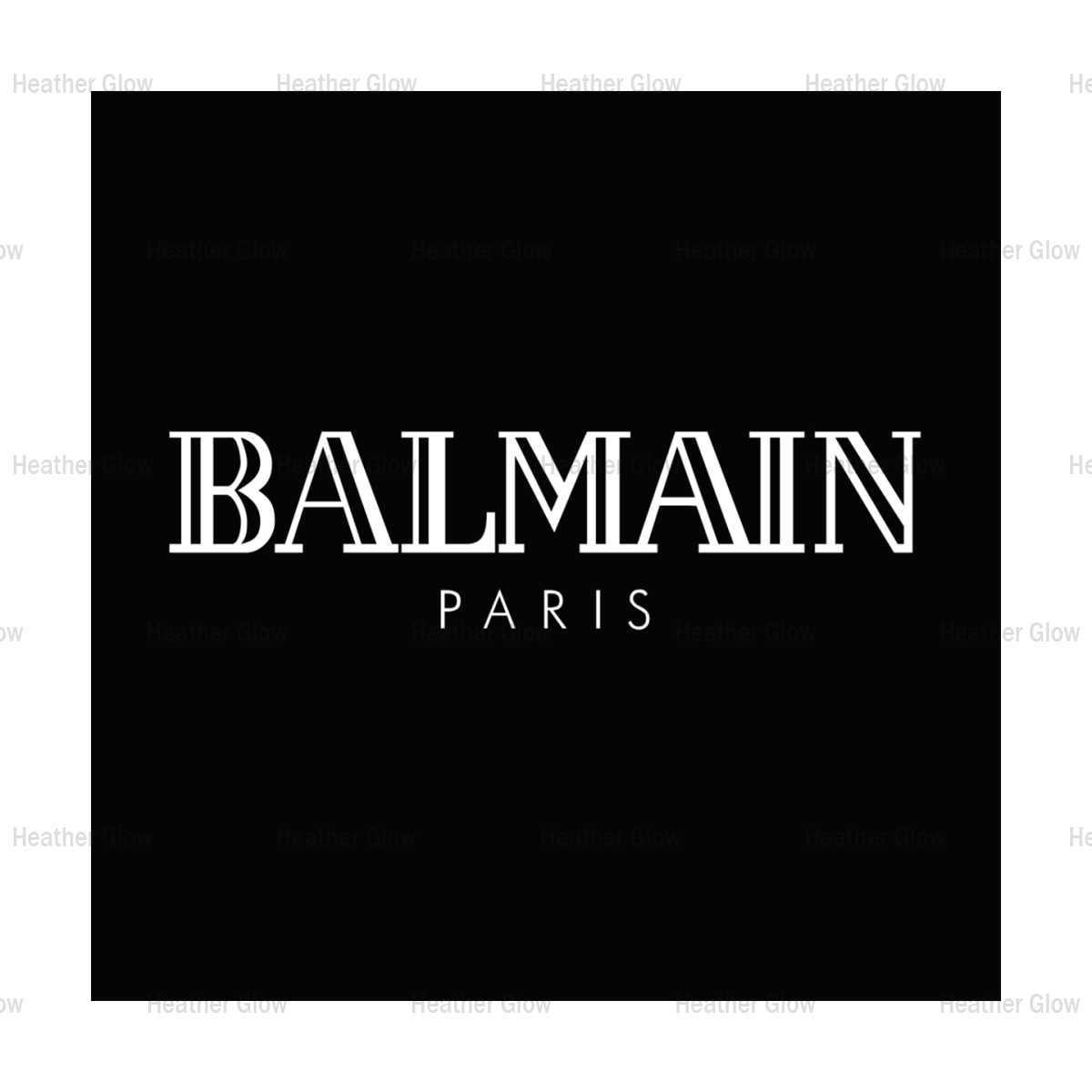Balmain Paris White Logo SVG, Balmain SVG, Paris SVG, Balmai | Inspire ...