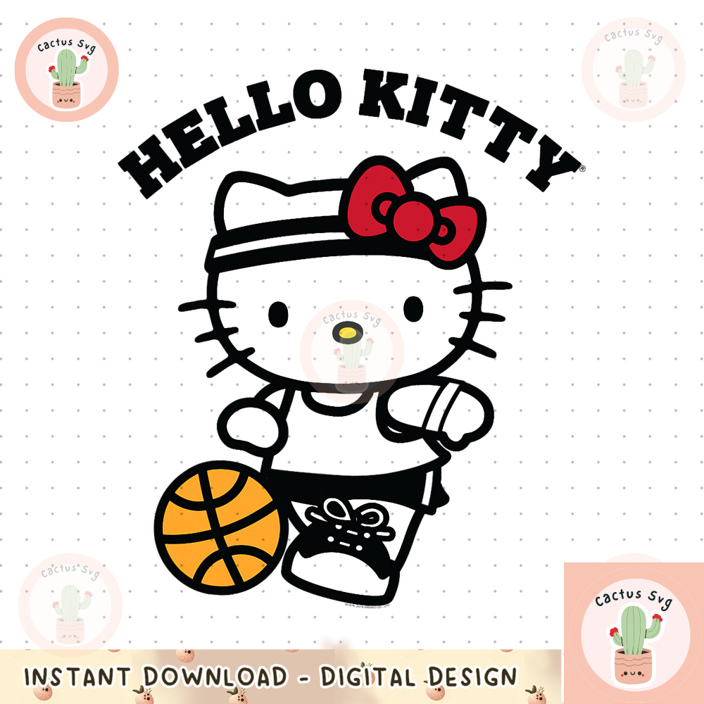 Hello Kitty Basketball PNG Download File | Inspire Uplift