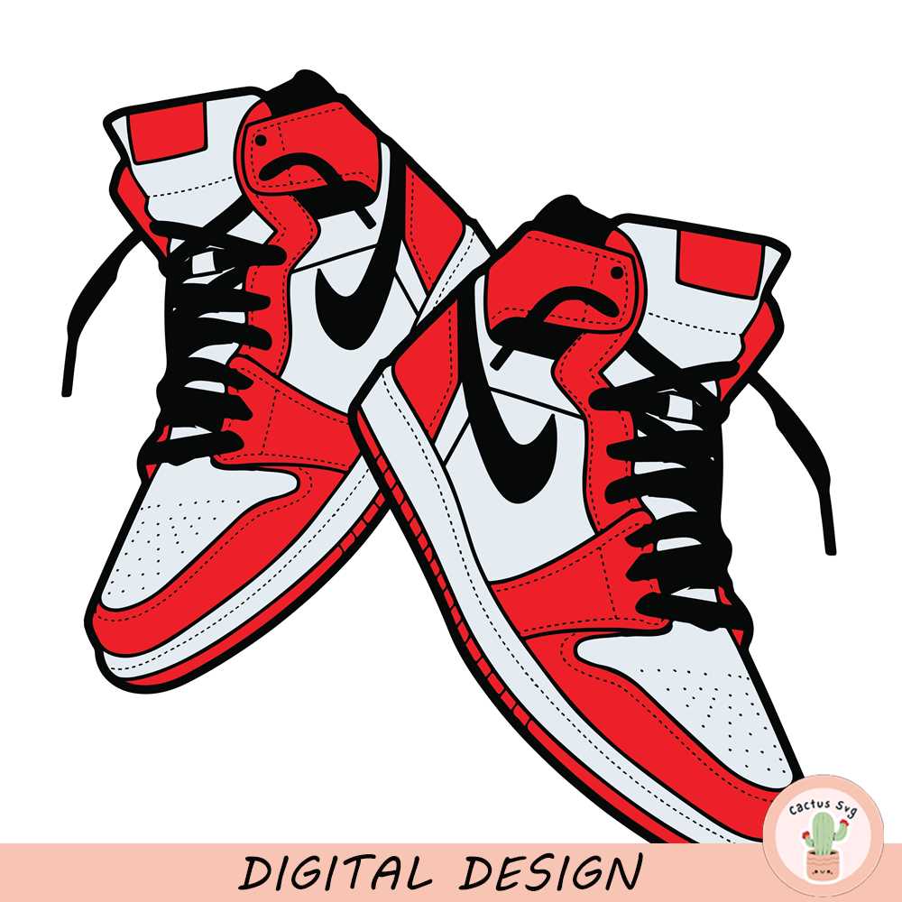 Jordan Folder Icon Jordans .png file. Stencil ready to cut. Lineart. SVG | Inspire Uplift