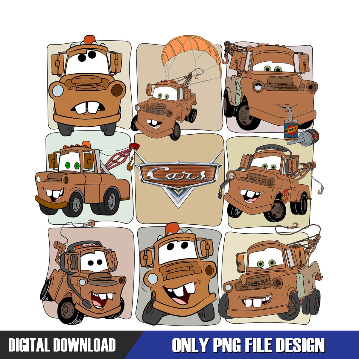 Disney Vintage Cars Sir Tow Mater KG PNG, Disney PNG ,Disney - Inspire ...