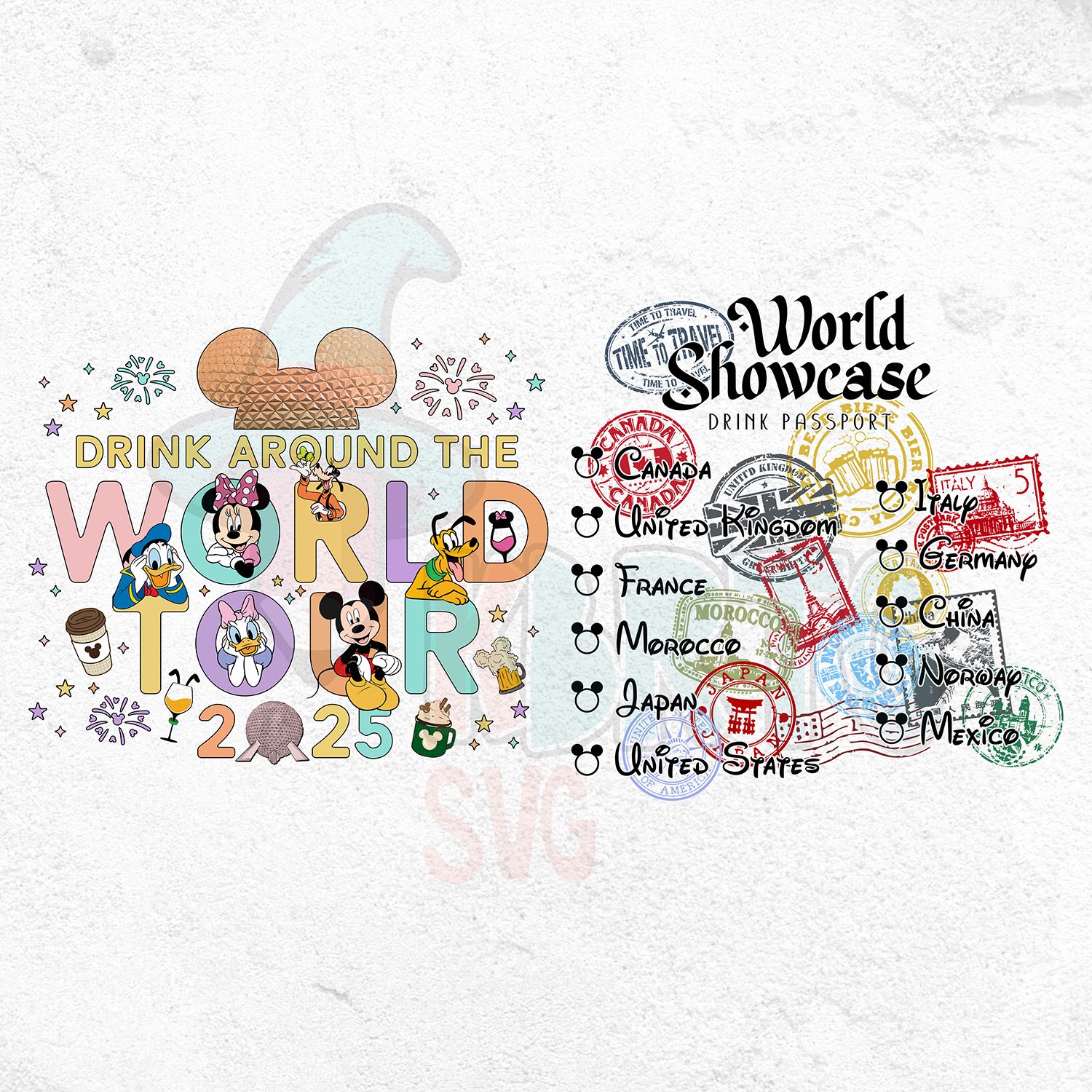 Epcot Drinking Around World Festival 2025, Drink Passport, E | Inspire