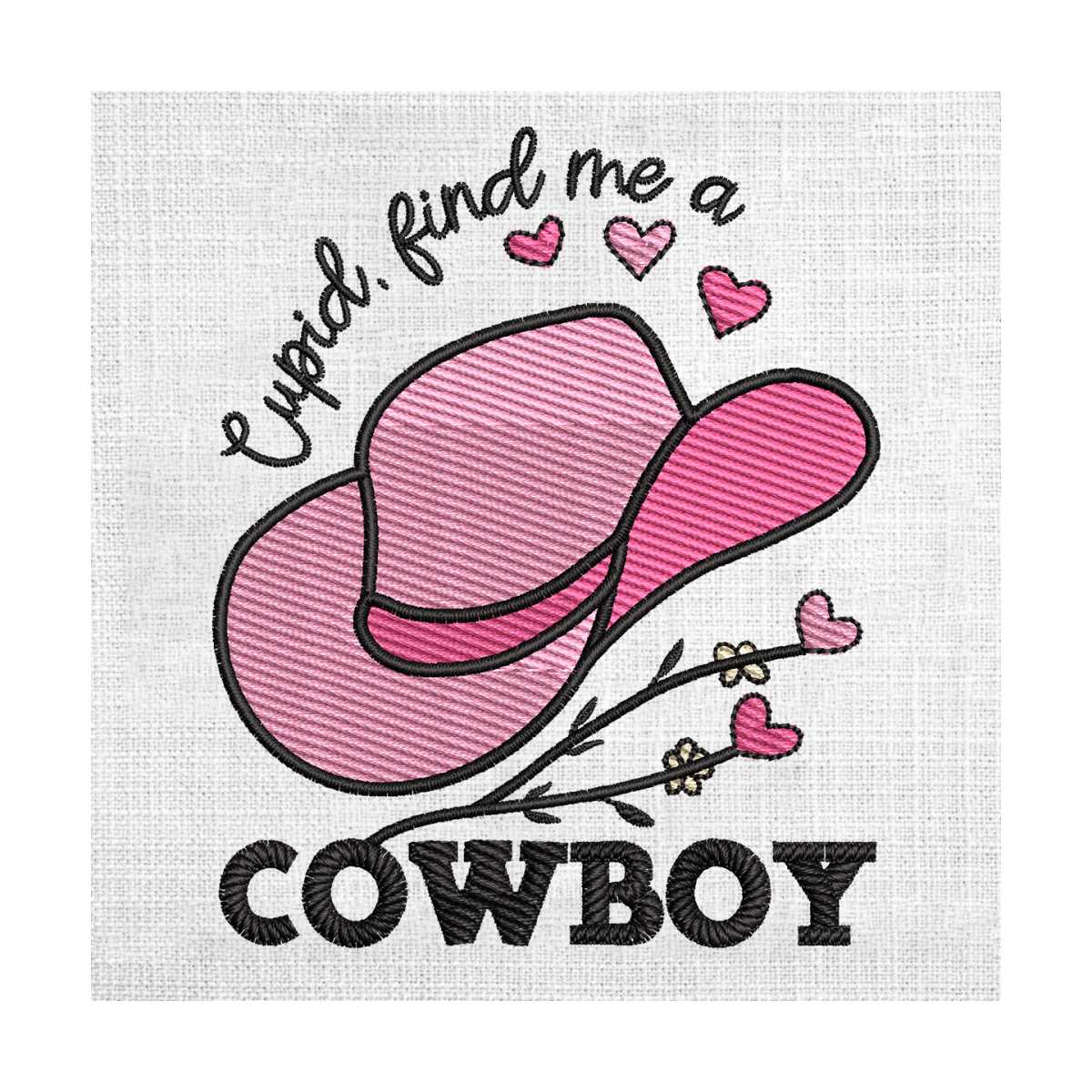 CUPID MUST BE A COWBOY CAP