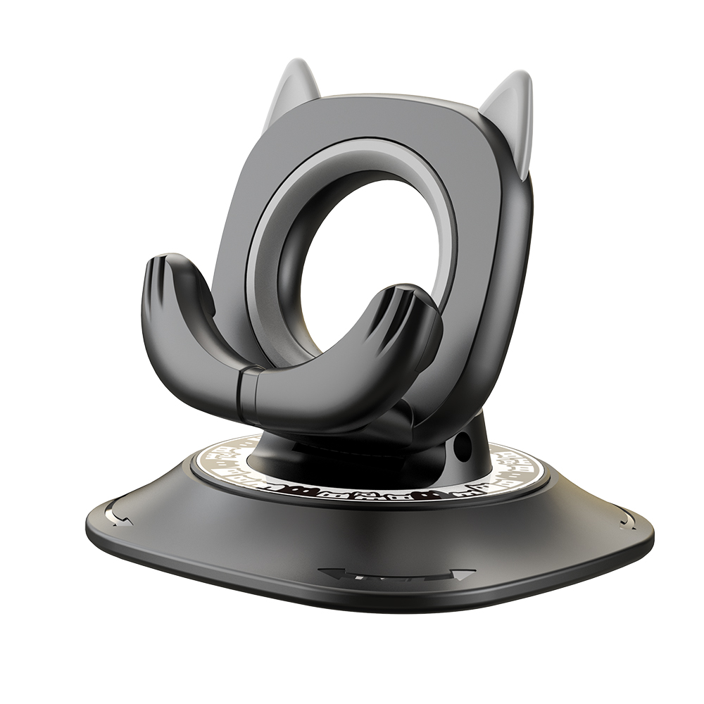 Dashboard Cell Phone Stand, Rotating Non-Slip Car Phone Holder Mat Compatible with All Smartphones