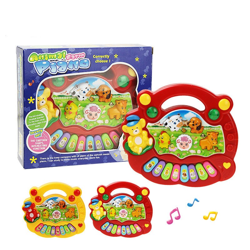 Multifunctional Kid Cartoon Animals Keyboard with Lighting | Inspire Uplift