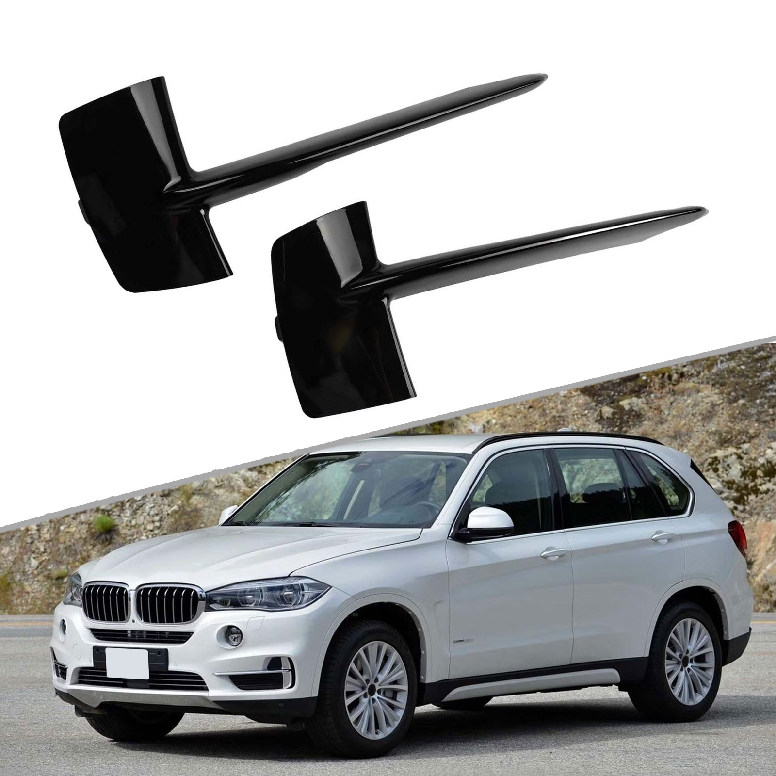 Chrome Grill Front Bumper Pure Black Excellence Automotive Accessories
