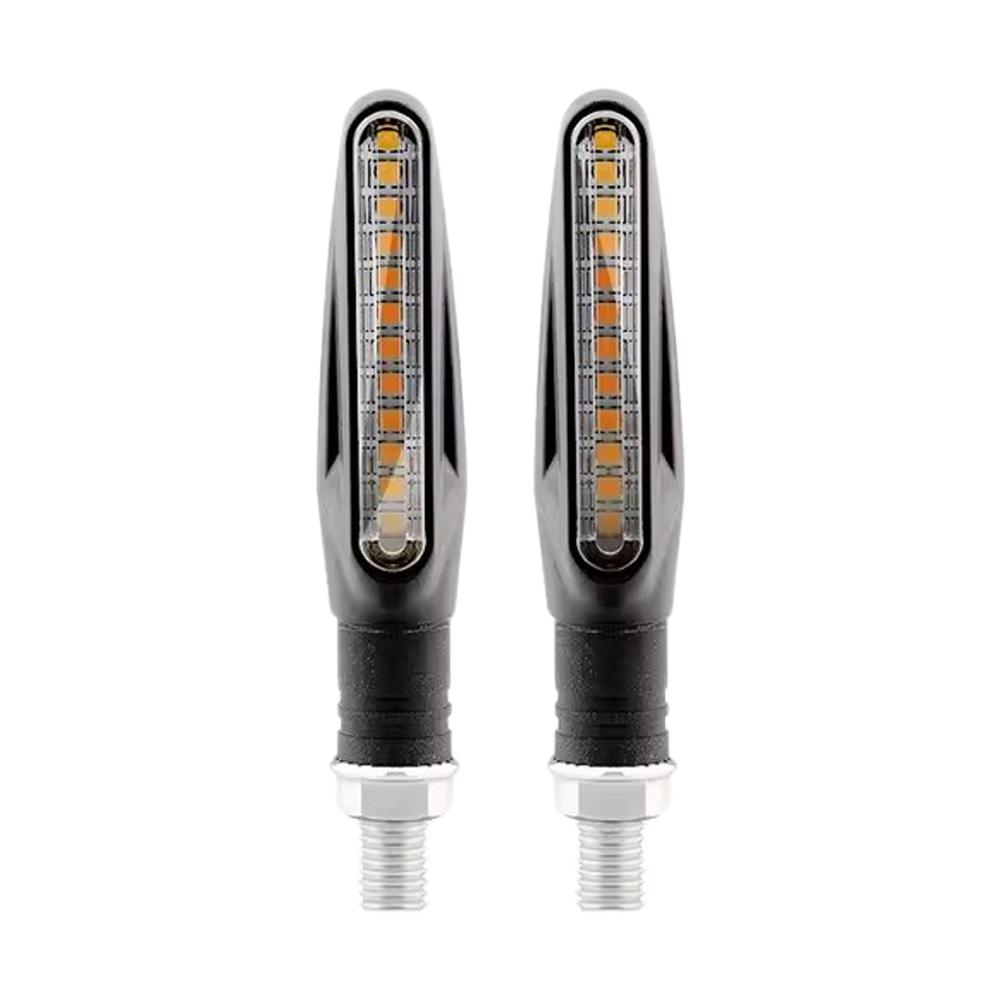 Universal Motorcycle LED Turn Signal Lights | Daytime Running & Indicators | Energy-Efficient, Durable, Easy Install