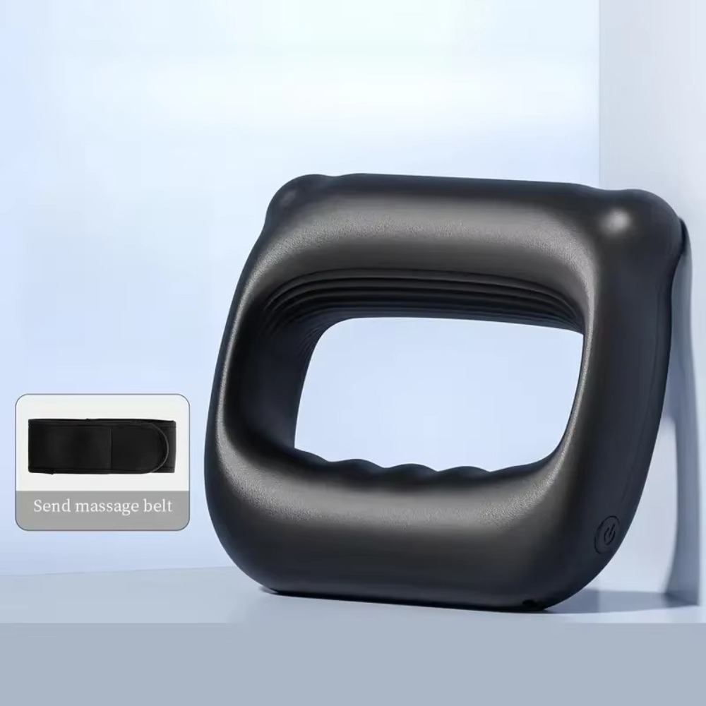 Portable Percussion Fascia Ring - USB Charging Massage Belt for Neck, Shoulders & Full Body Relaxation