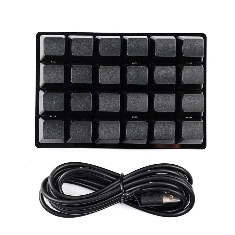 Mini USB Custom Mechanical Gaming Keyboard with Programmable Keys and Macro Function