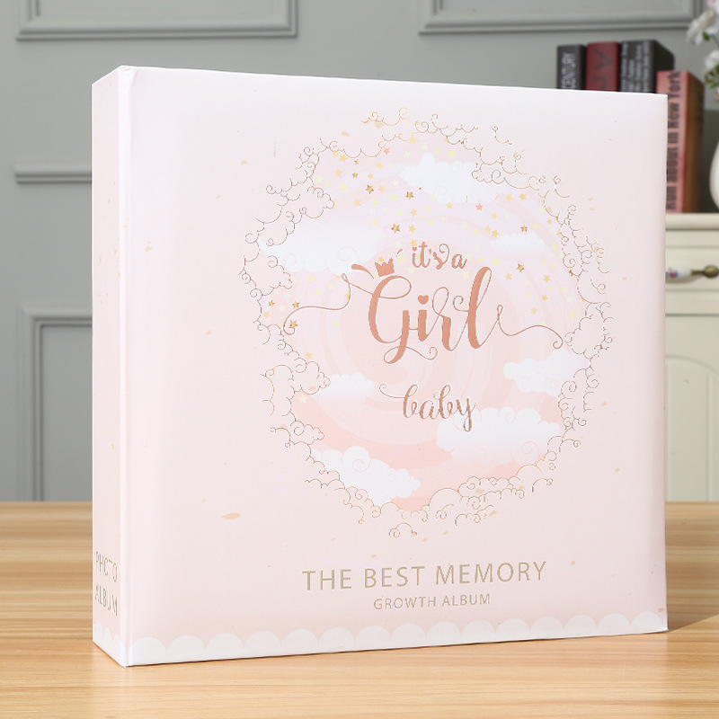 Pocket Cartoon Photo Album - Baby Memory Photos, Instax Collect Book, Family Photocard Holder for Baby Memories