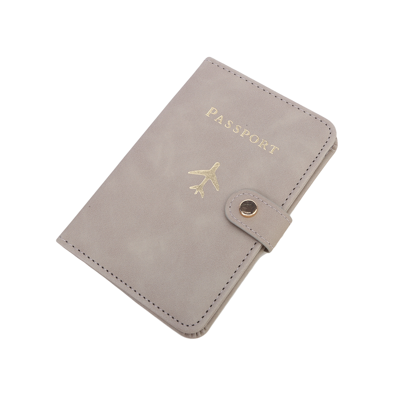 Travel Passport Cover for Men and Women – PU Leather Wallet with Card Slots