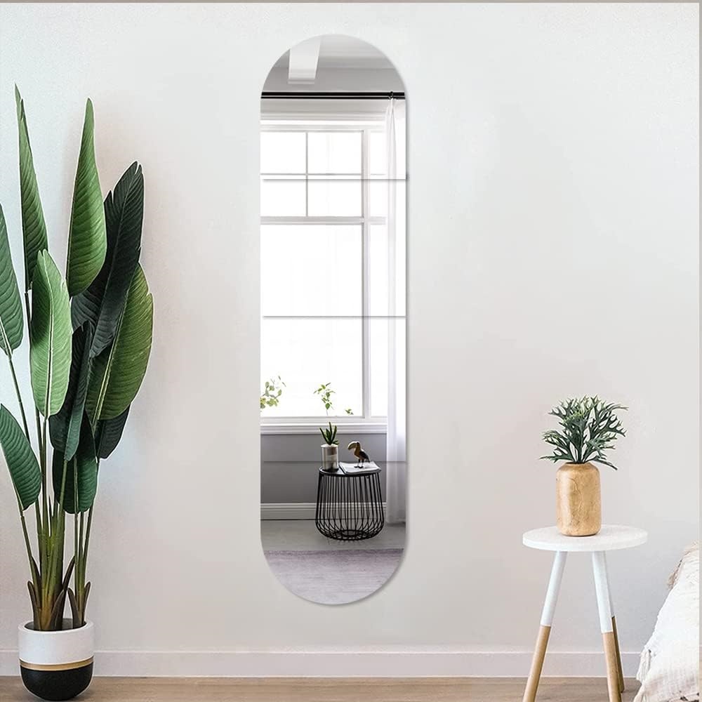 Self-Adhesive Acrylic Mirror Tiles - Flexible, Shatterproof Home Decor for Walls