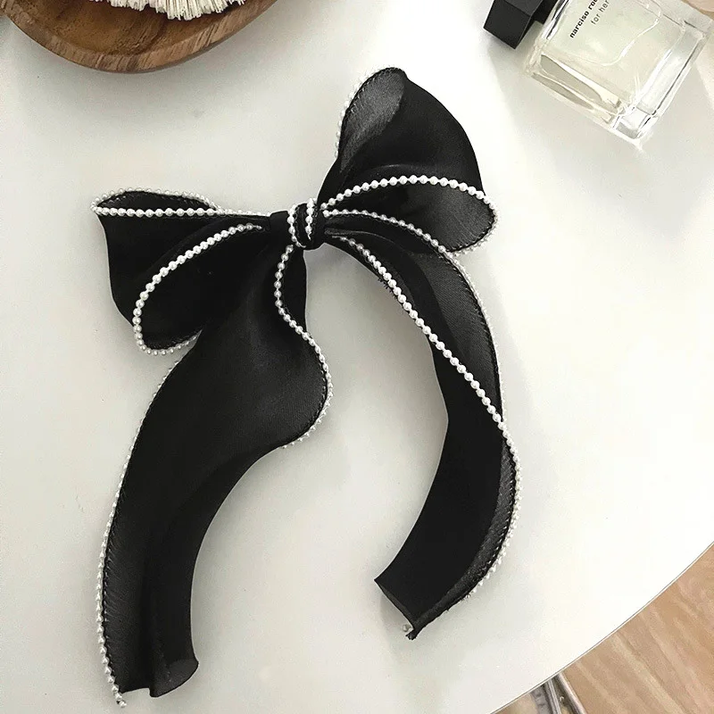 Cute Bow Hair Clip for Women – Solid Color Ponytail Clip, Stylish Hairpin Barrettes, Perfect Gift for Girls and Teens