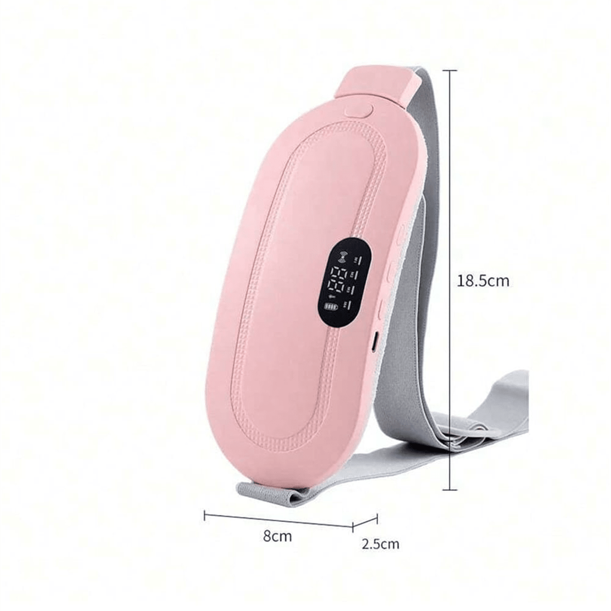 Electric Menstrual Heating Belt for Women - Adjustable Waist Heating Pad with Vibration & Heat for Menstrual Spasm