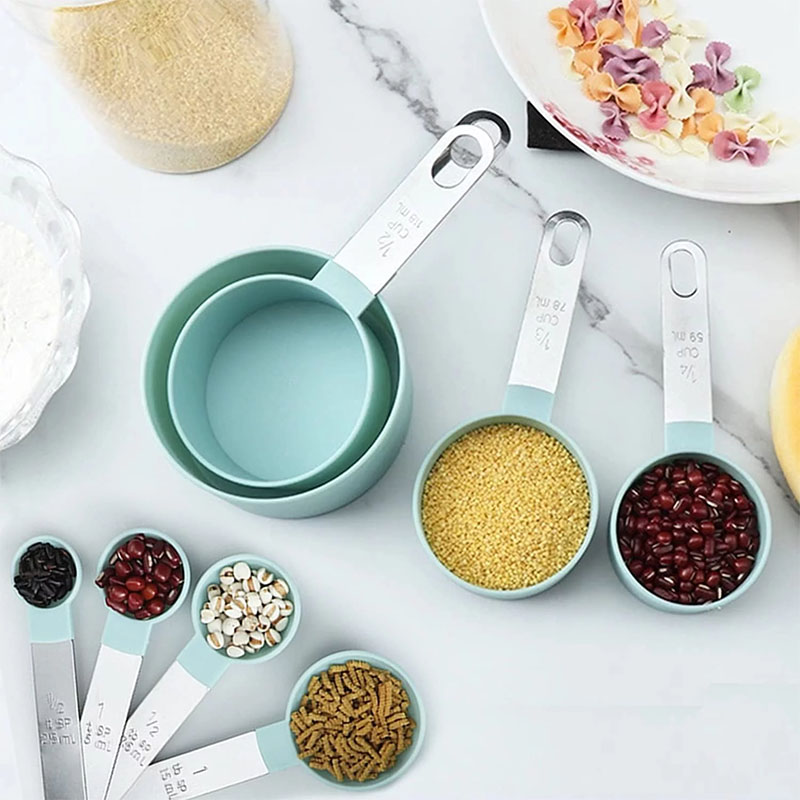 Stainless Steel Measuring Cup & Spoon Set – Precise Kitchen | Inspire ...