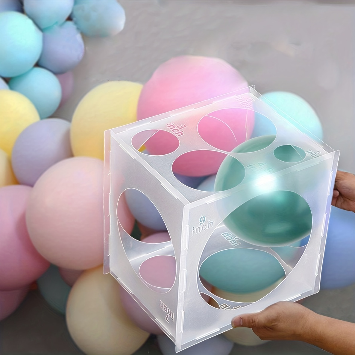 Measuring Balloon Balloon Size Measuring Box for Weddings & Parties – Flexible | Inspire ...