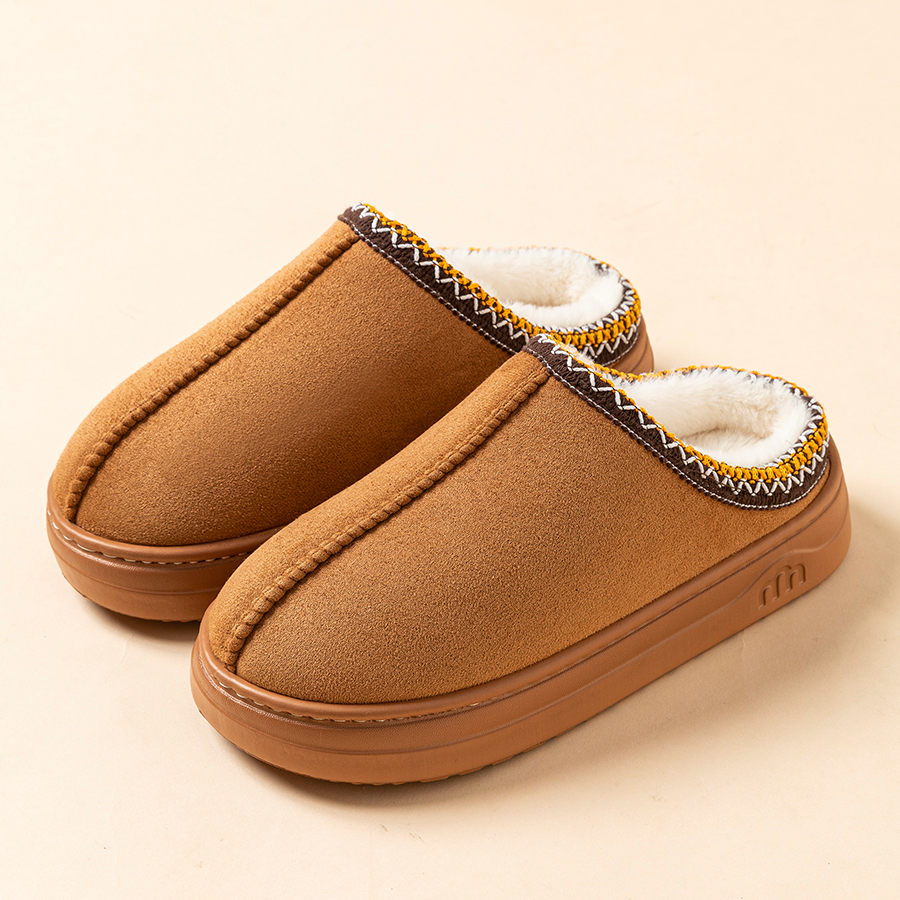 Winter Women's Slippers Soft Sole Indoor/Outdoor Fuzzy Anti-Slip Warm Comfort Plush House Shoes