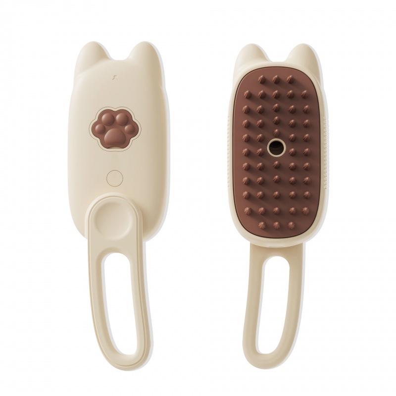 Electric Pet Grooming Brush for Cats and Dogs Steam Massage Hair Removal Comb with Spray Function