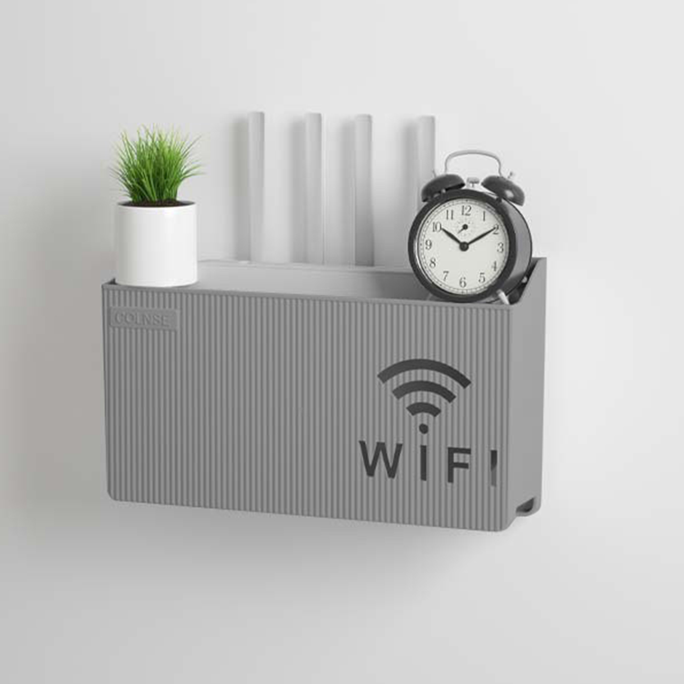 Router Storage Rack TV Set top Storage Box Keep Your Entertainment Space Neat and Organized