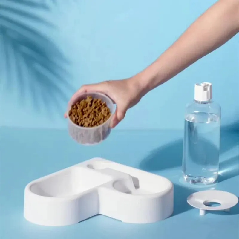 Automatic Multi Functional Pet Water Bowl for Cats & Dogs Dual Use Feeding and Drinking