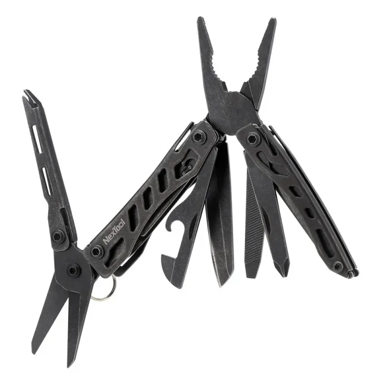 Mini Multi Functional EDC Tool with Scissors, Screwdriver, Pliers & Bottle Opener Compact Folding Tool