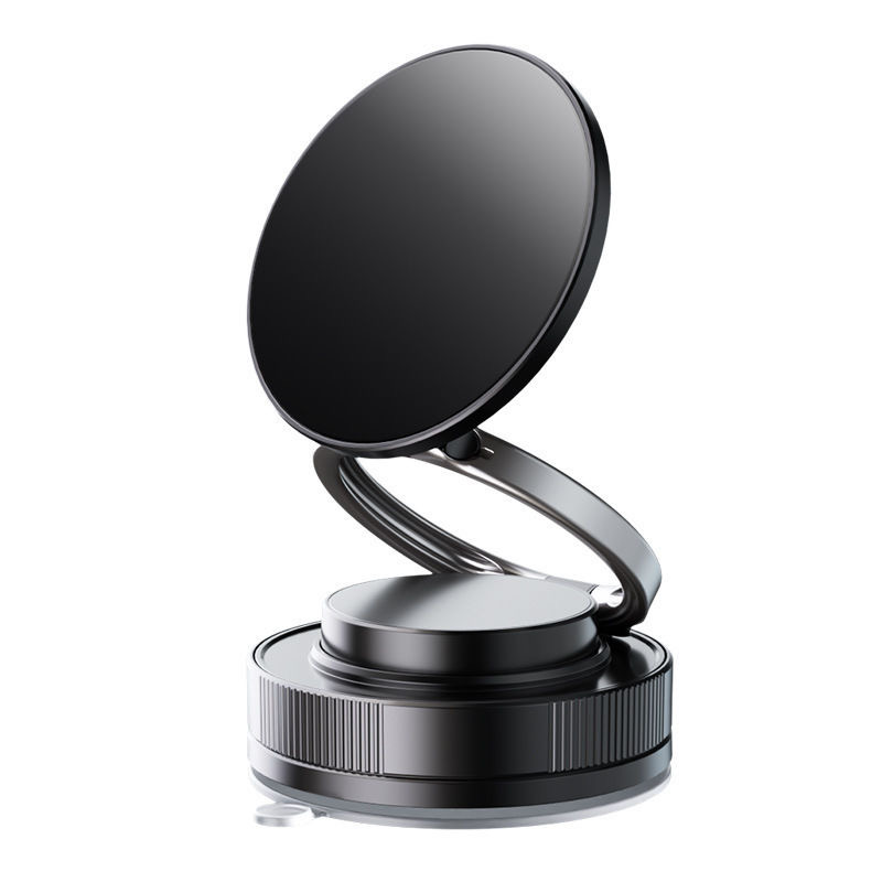 Magnetic Car Phone Holder with Vacuum Suction Cup Strong Magnetic Adsorption for Secure Mounting