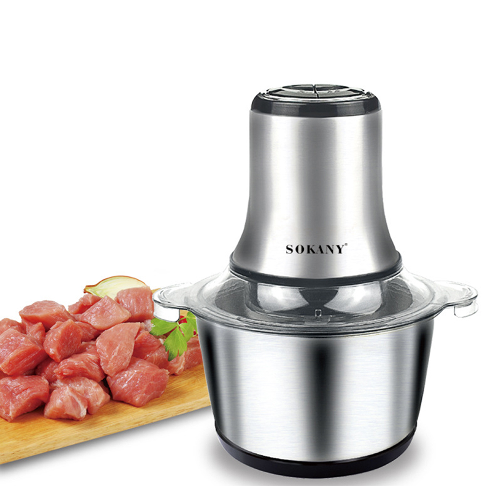 Electric Meat Grinder Food Processor Stainless Steel Kitchen Chopper